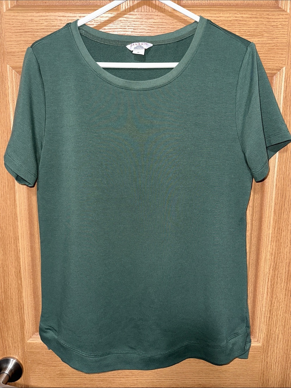 Danskin Forest Green Short Sleeve Crew Neck Tee